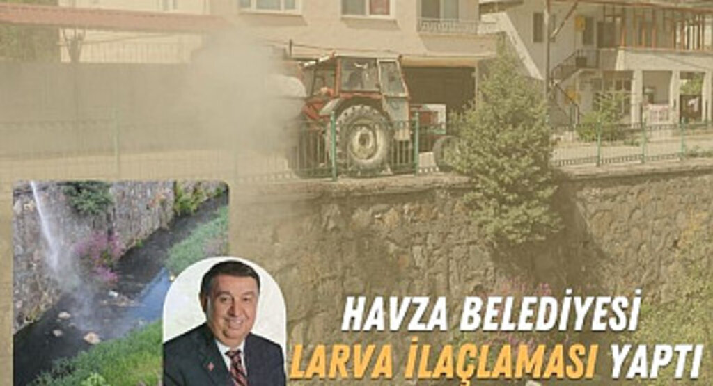 Havza Belediyesi Larva İlaçlaması Yaptı