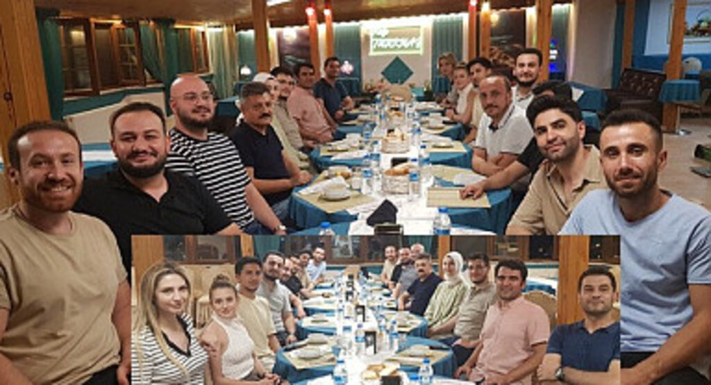 Havza’da doktorlar Turkuaz Kafe Restaurantta veda etti