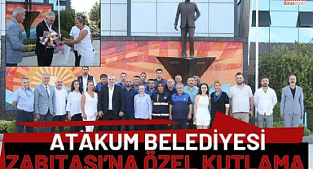 Atakum Belediyesi Zabıtası'na özel kutlama 