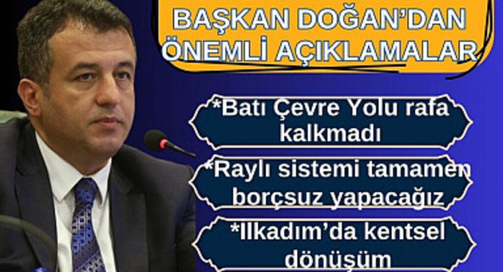 Başkan Halit Doğan'dan Samsun'un geleceği için önemli açıklamalar