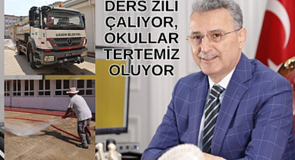 İlkadım Belediyesi okul bahçelerini tertemiz yaptı