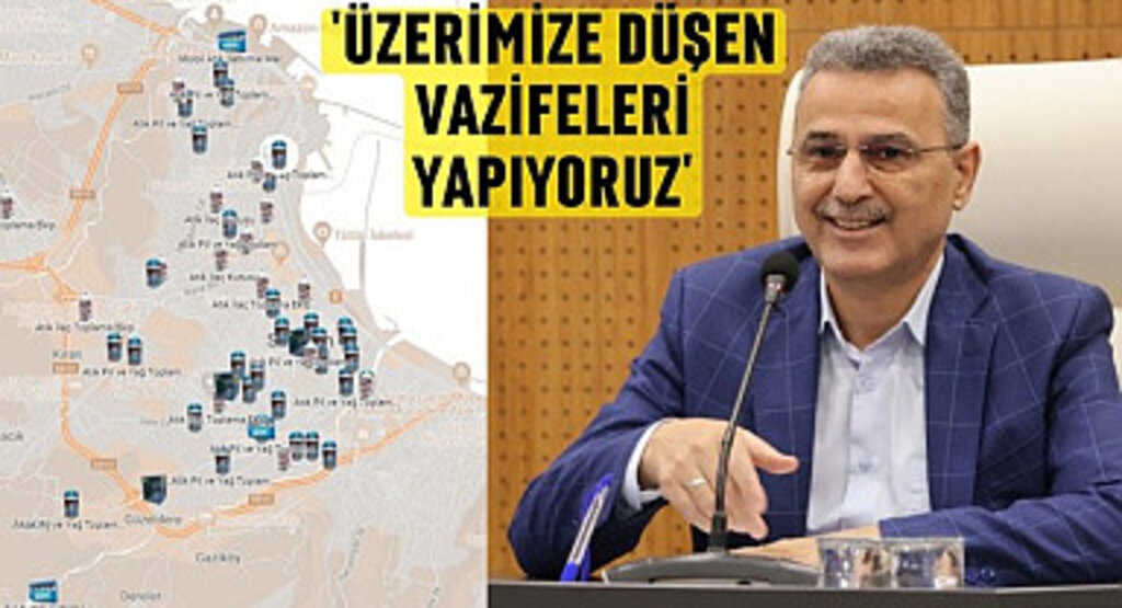 İlkadım'da atık toplama ekipmanlarına interaktif ulaşım