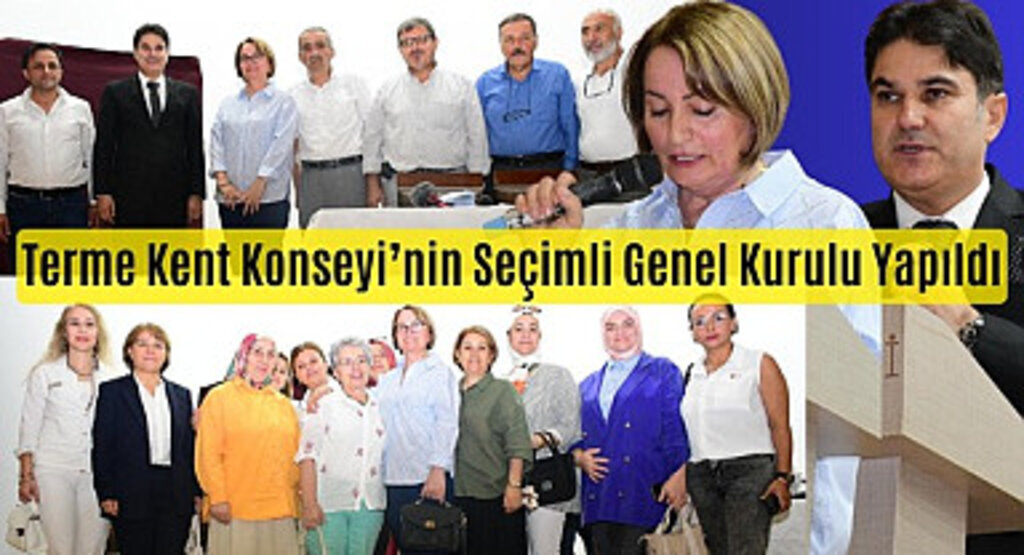 Merih Kargı ve Dilek Aydın Terme Kent Konseyi için yarıştı