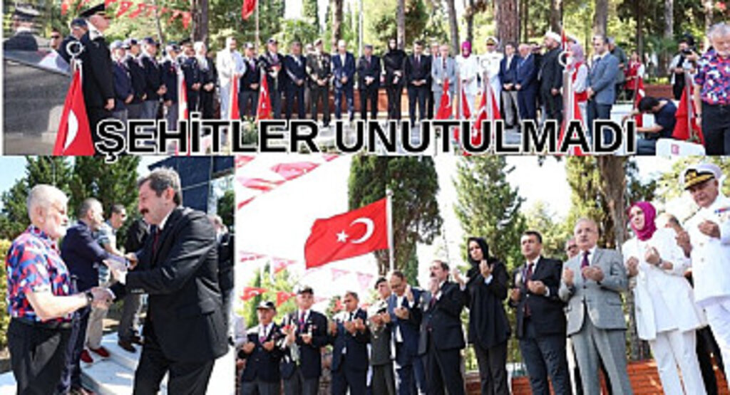 Samsun'da Zafer Bayramı'nda Şehitler Unutulmadı!