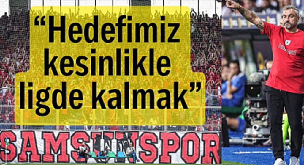 Samsunspor Teknik Direktörü Reis: Birbirimiz için savaştık