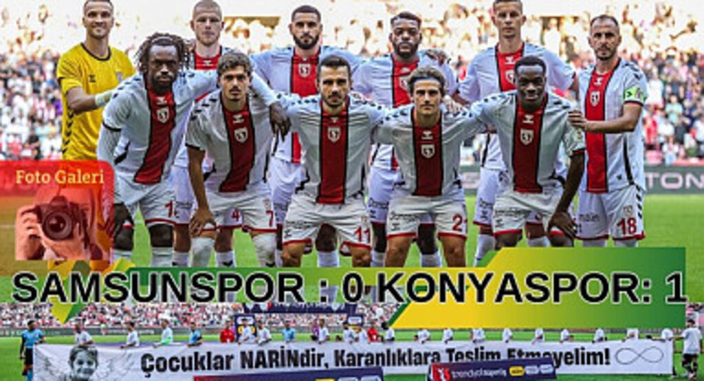 Samsunspor yüklendi ama atamadı! Samsunspor Konyaspor maç sonucu