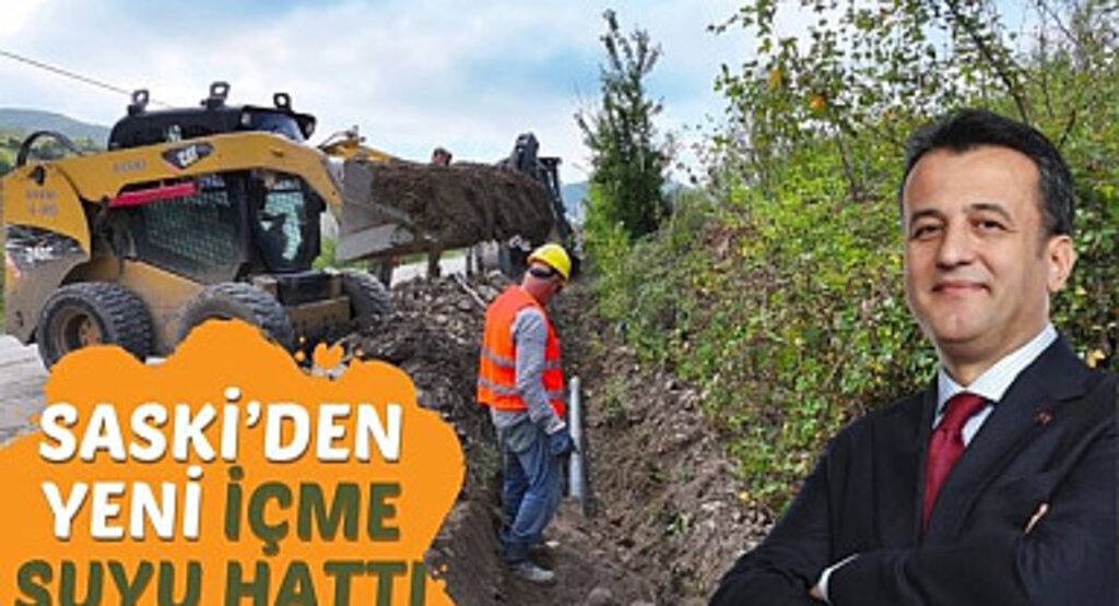 SASKİ'den Yeni İçme Suyu Hattı