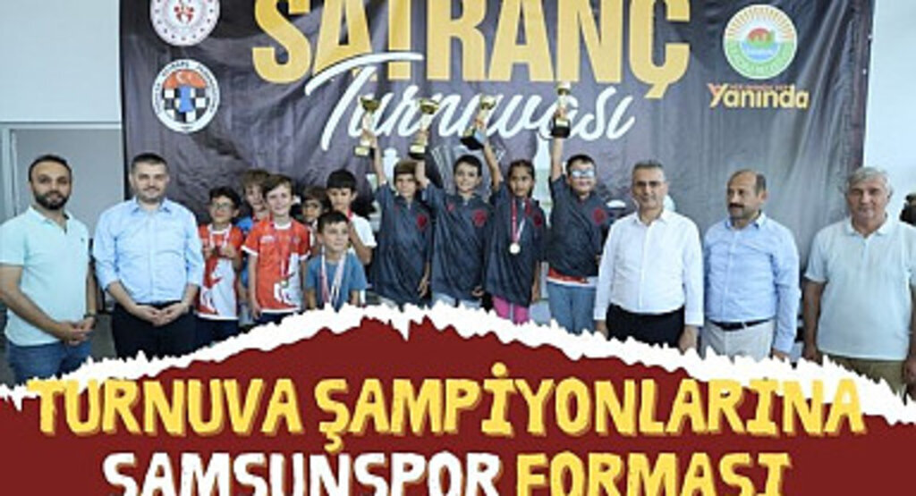 Turnuva şampiyonlarına Samsunspor forması