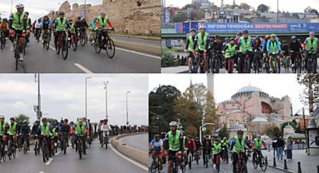 Bisikletliler tarihi Yarımada'da pedal çevirdi