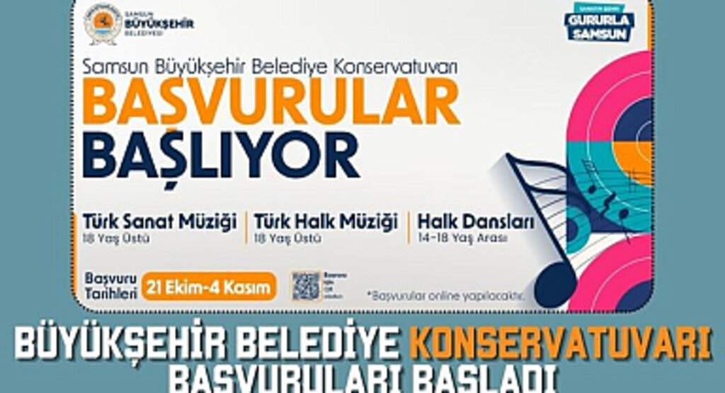 Büyükşehir Belediye Konservatuvarı Başvuruları Başladı