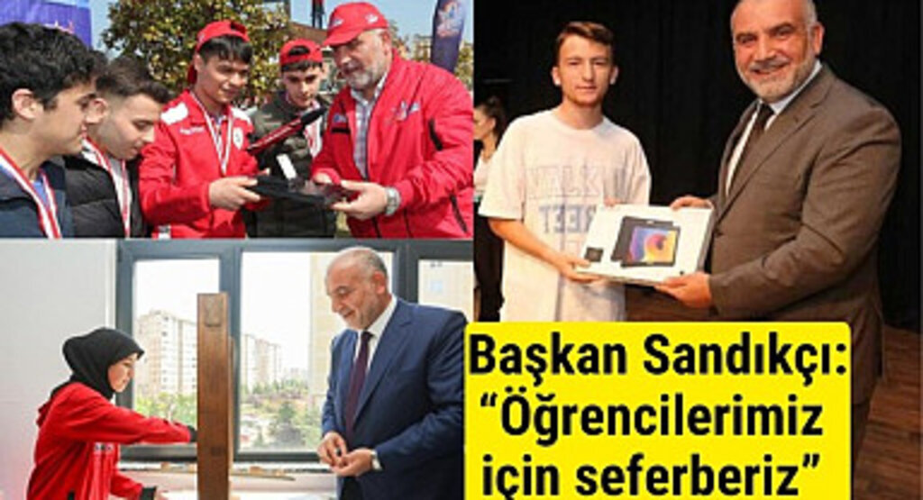 Canik Belediyesi'nden öğrencilerin projelerine destek 