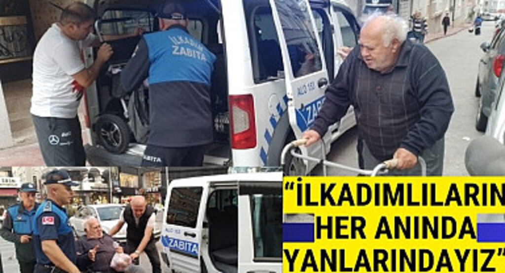 İlkadım Belediyesi Zabıtası'ndan gönüllere dokunan hareket