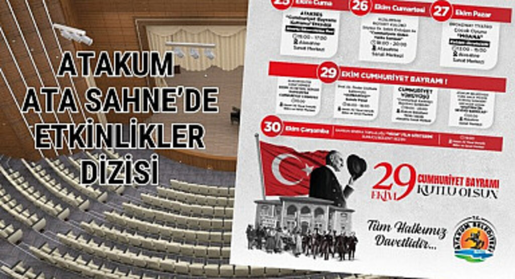 Samsun Atakum Belediyesi'nden 29 Ekim'e özel program