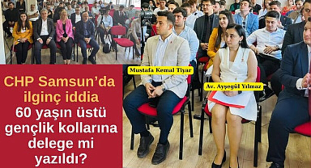 Samsun CHP Gençlik'te olaylı kongre! Başkan Adayı Tiyar 'hakkımı yedirmem' dedi!