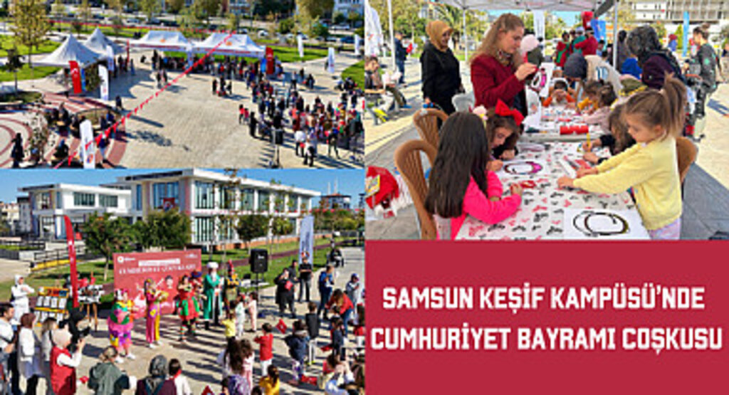 Samsun Keşif Kampüsü'nde Cumhuriyet Bayramı coşkusu