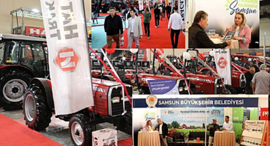 Samsun Tarım Fuarı'nda Büyükşehir Belediyesi standına yoğun ilgi