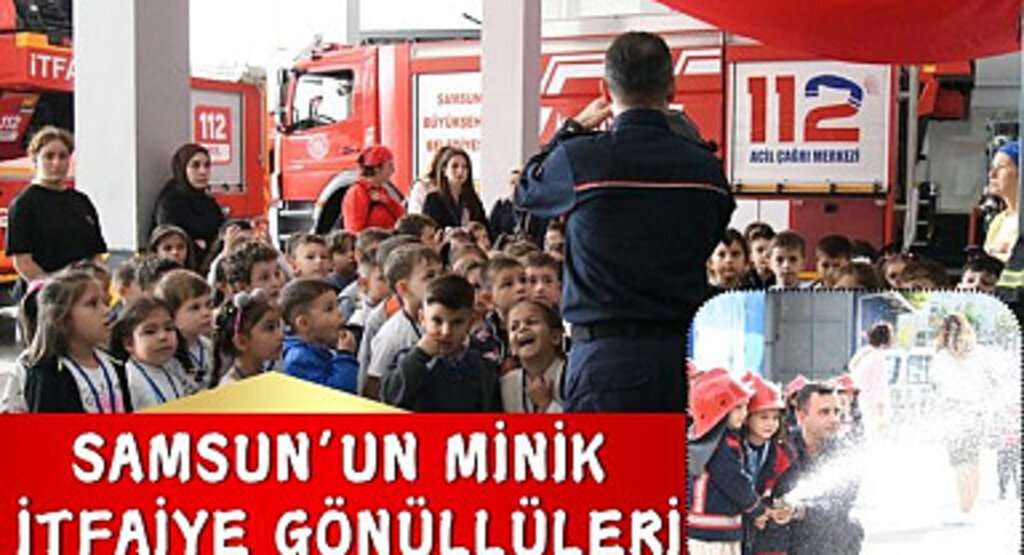 Samsun'un Minik İtfaiye Gönüllüleri 