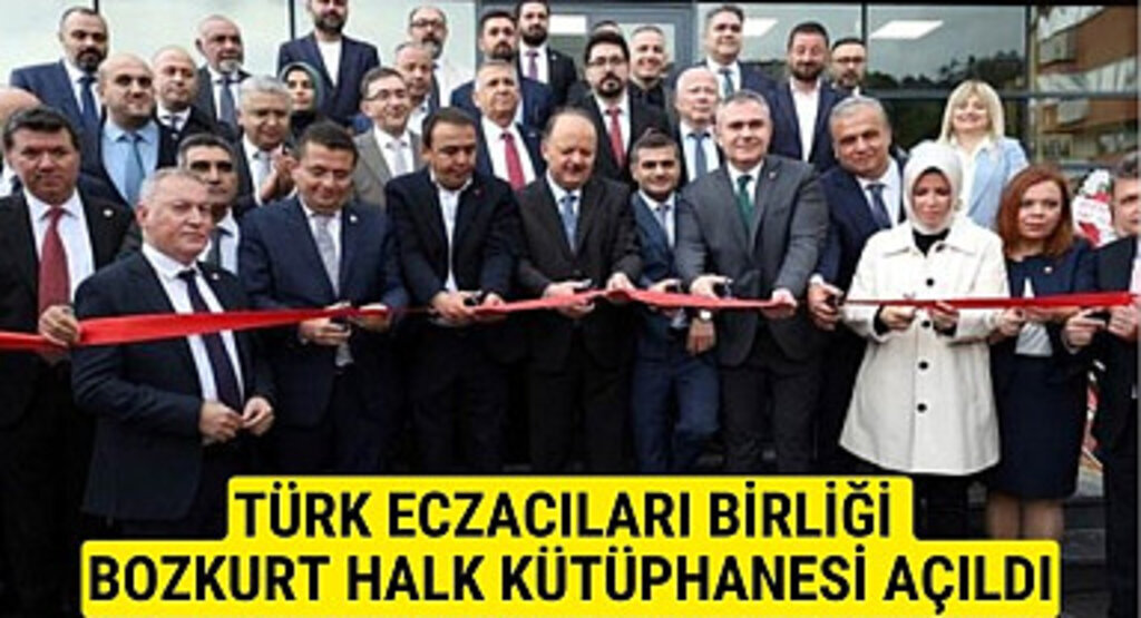 Türk Eczacıları Birliği Bozkurt Halk Kütüphanesi açıldı