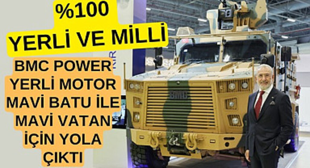 Yerli ve milli motor Mavi Batu karada ve denizde öncü