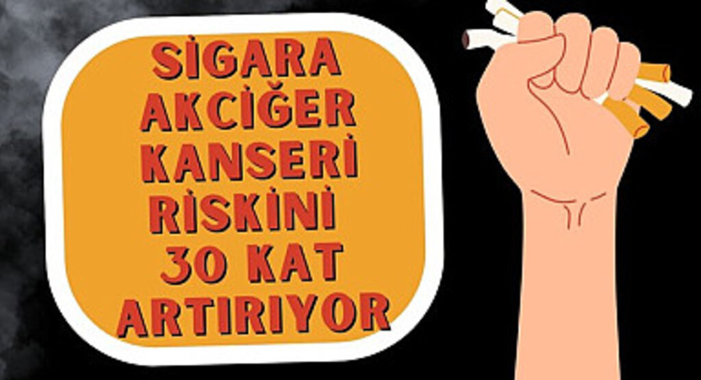 Biliyoruz ama yine de içiyoruz! Sigara akciğer kanseri riskini 30 kat artırıyormuş...