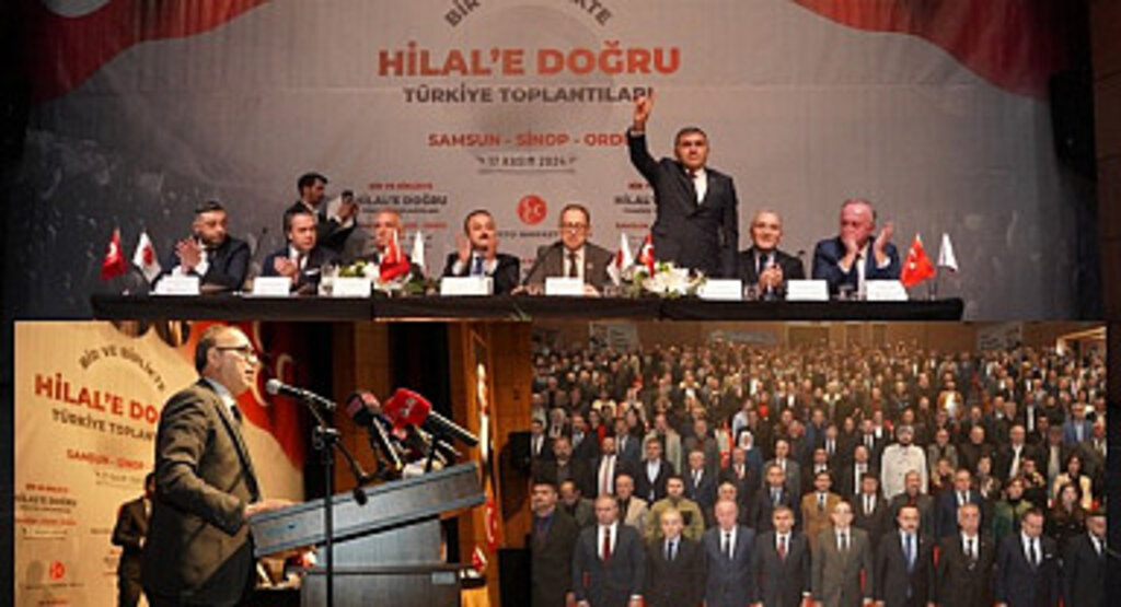 Bir ve Birlikte Hilal’e Doğru Türkiye Toplantıları Samsun'da yapıldı