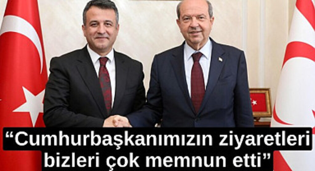 Cumhurbaşkanı Ersin Tatar'dan Başkan Doğan'a ziyaret