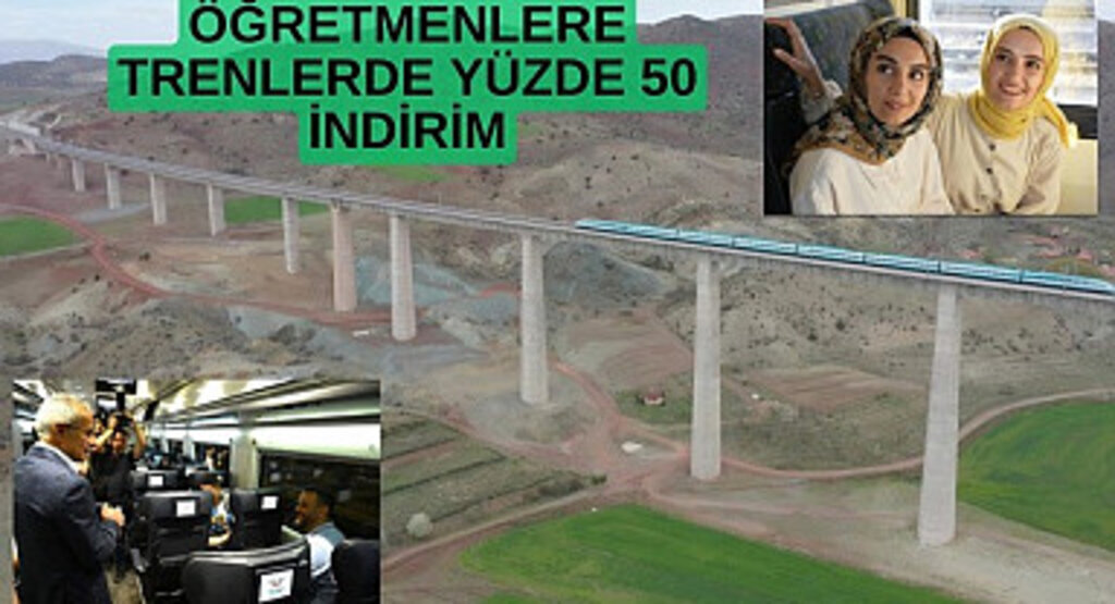 Öğretmenler Haftası'nda öğretmenlere trenlerde indirim