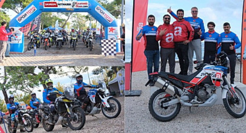 Samsunlu motosiklet pilotları Adventure Motosiklet Yarışı'na damga vurdu