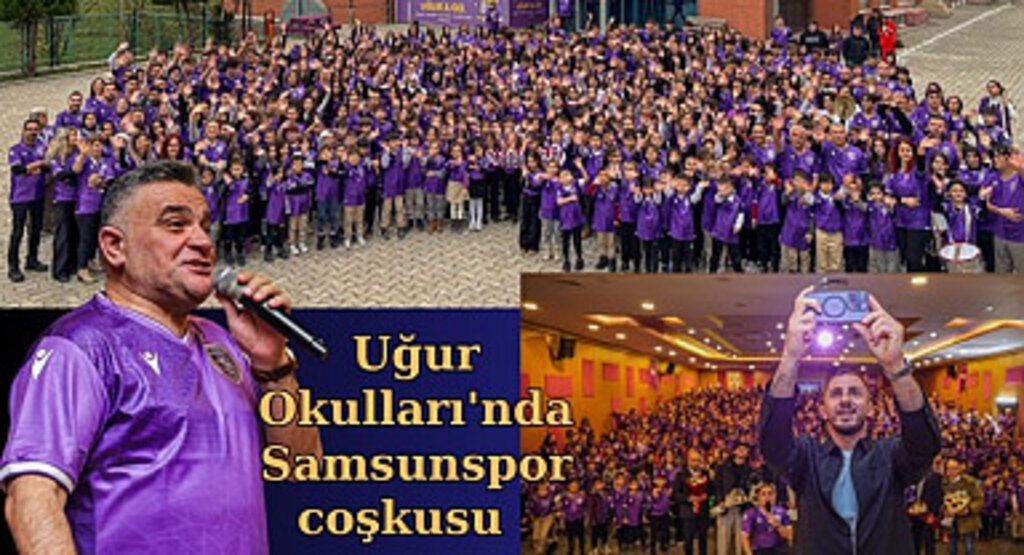 Uğur Okulları'nda Samsunspor coşkusu