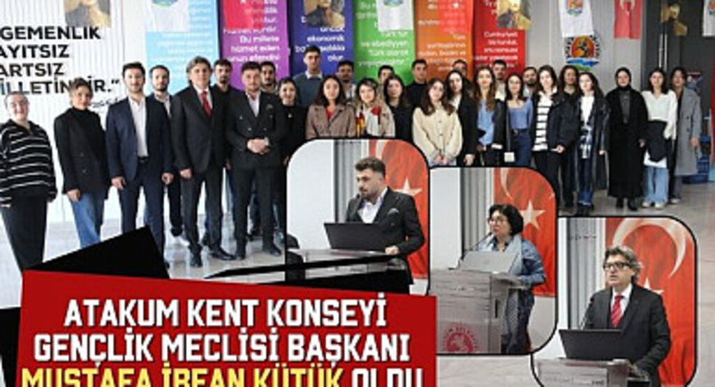 Atakum Kent Konseyi Gençlik Meclisi Başkanı Mustafa İrfan Kütük oldu 