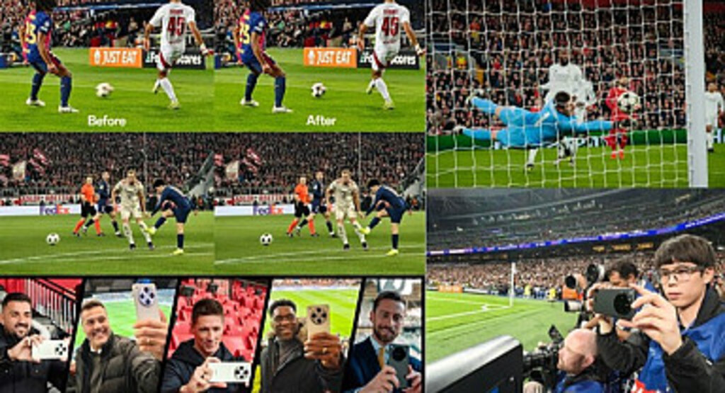 Efsane Futbolcular UEFA Şampiyonlar Ligi'ndeki İkonik Anları Yakalıyor