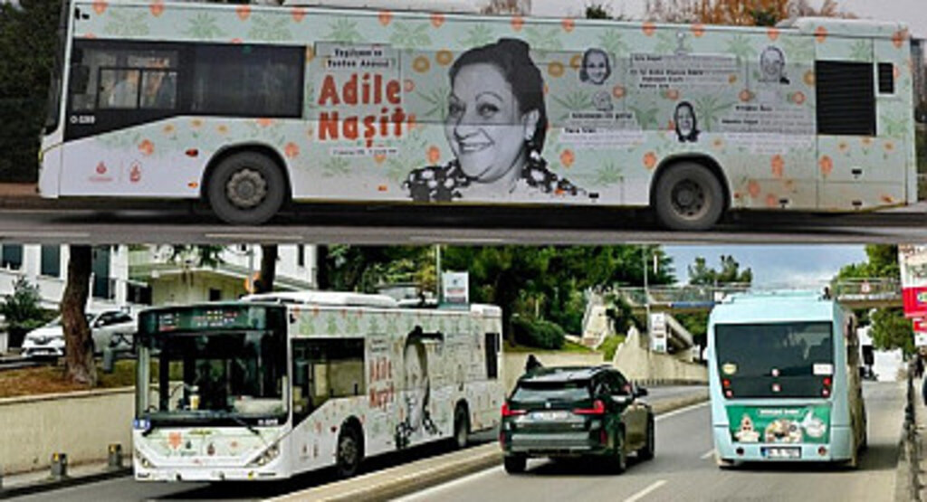İETT'den Adile Naşit İçin Özel Vefa Otobüsü