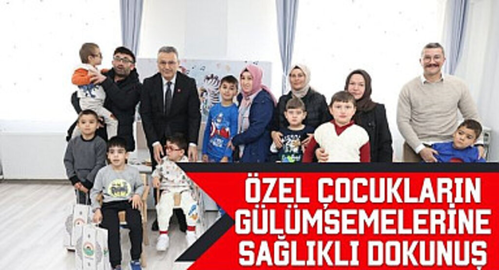 Özel çocukların gülümsemelerine sağlıklı dokunuş