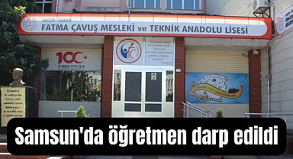 Samsun'da Eğitimciler Öğretmen Fatih Kıran'a Yapılan Darp İçin Toplanıyor