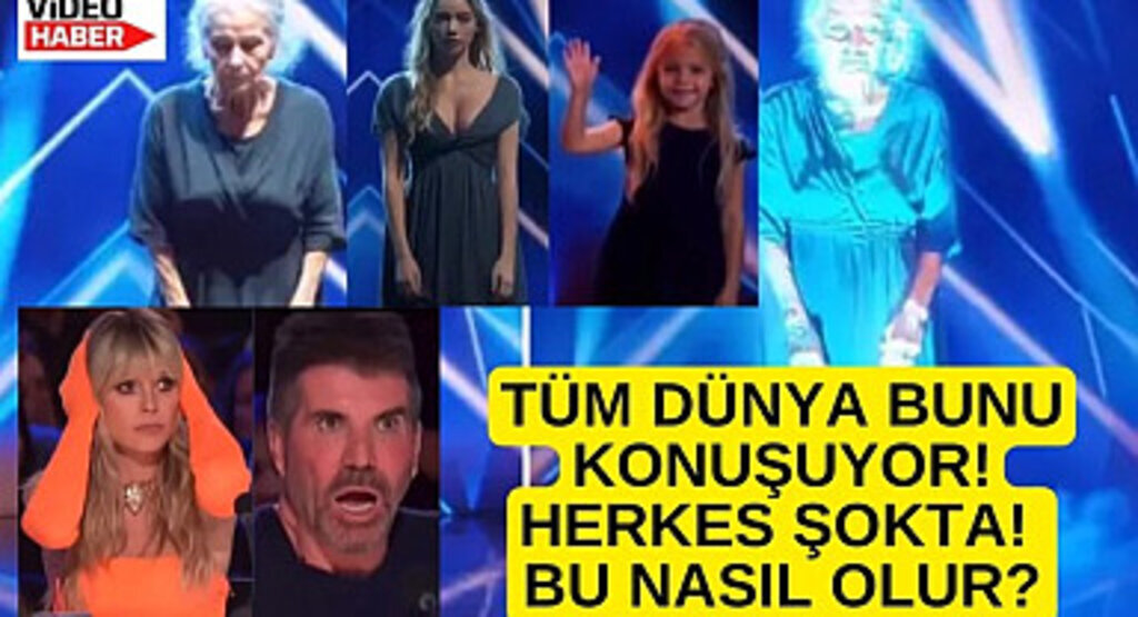 Yetenek Yarışmasında Şok Dönüşüm! Yaşlı Kadın Genç Kıza, Sonra Çocuğa Dönüştü!