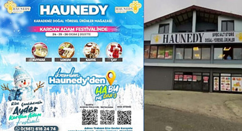 Ayder Kardan Adam Festivali'nde İkramlar Haunedy'den