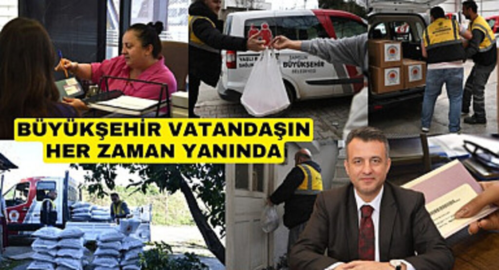 Büyükşehir Belediyesi sosyal yardımları aralıksız sürdürüyor