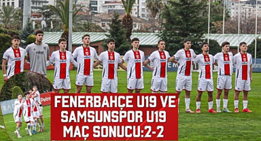 Fenerbahçe U19 ve Samsunspor U19 Maç Sonucu:2-2 