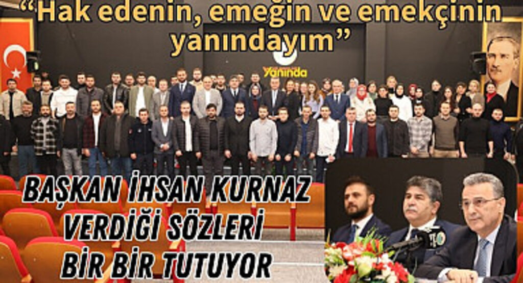 İlkadım Belediyesi'nde 64 personelin sözleşmeleri imzalandı