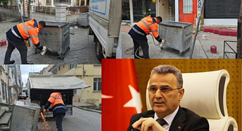 İlkadım’da konteyner bakımı ile tasarruf sağlanıyor