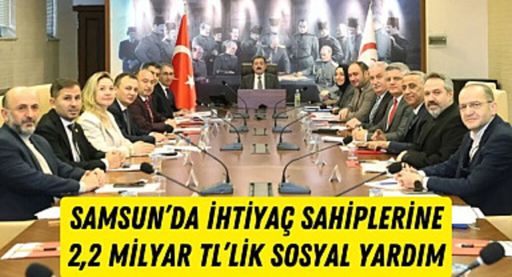 Samsun'da 2024 yılında ne kadar yardım yapıldı?
