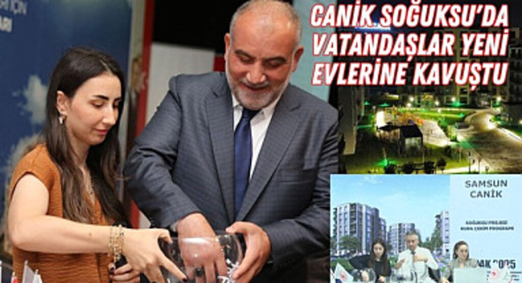 Samsun'da Soğuksu Mahallesi'ndeki hak sahipleri evlerine kavuştu