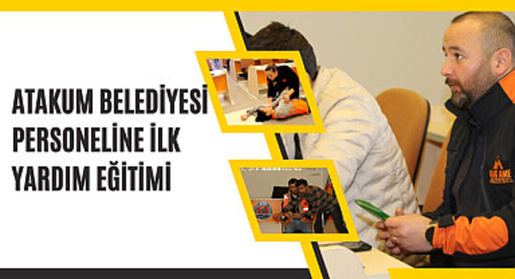 Atakum Belediyesi personeline ilk yardım eğitimi