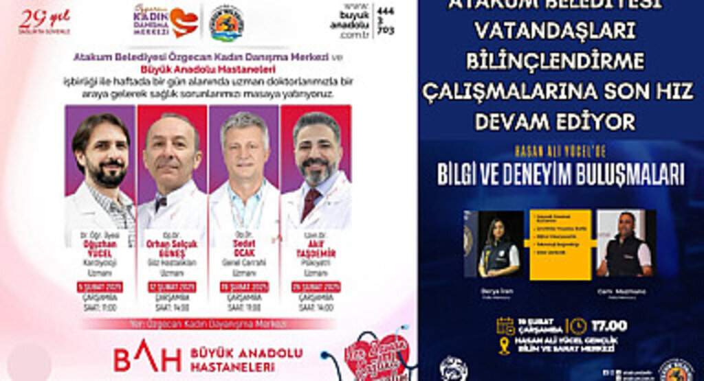 Atakum Belediyesi vatandaşları bilinçlendirme çalışmalarına son hız devam ediyor