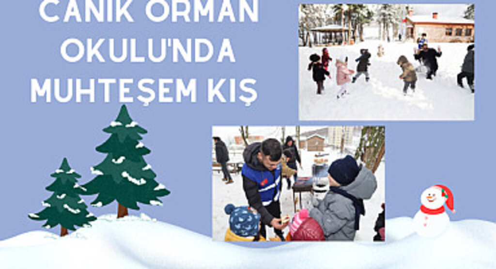 Canik Orman Okulu'nda Muhteşem Kış