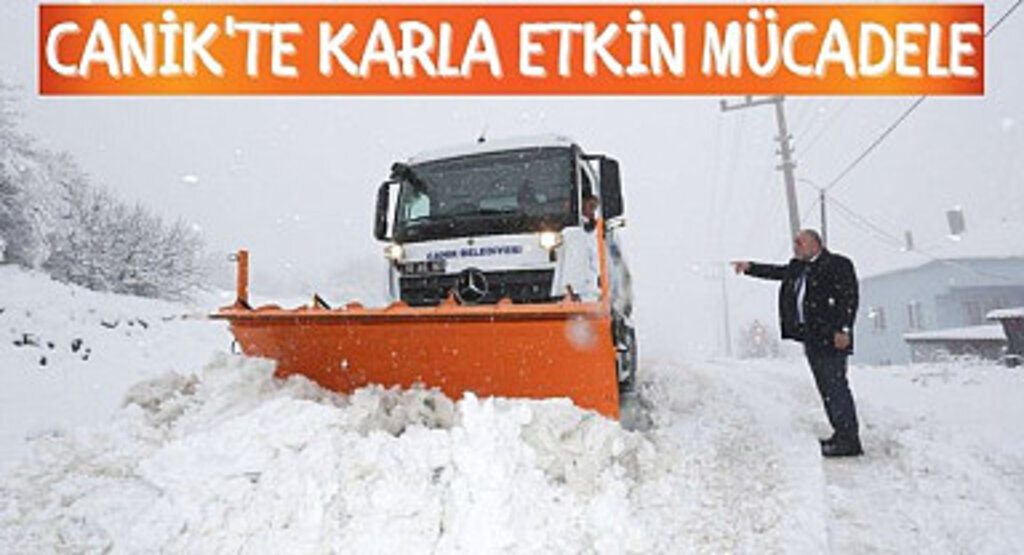 Canik'te Yollar Açık