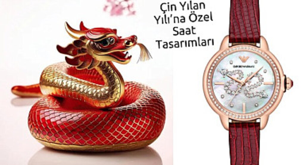 Çin Yılan Yılı’na özel sembolü saat Tasarımları