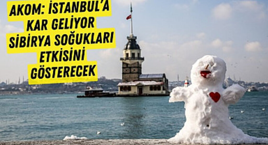 İstanbul'a ne zaman kar geliyor? Sibirya soğukları geliyor!