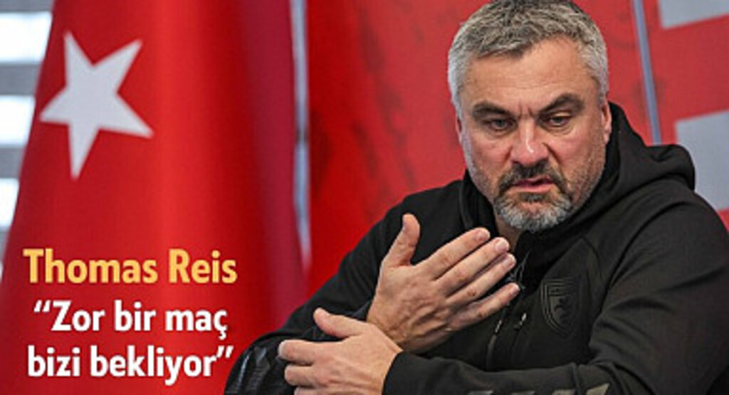 Samsunspor'da Thomas Reis: Zor bir maç bizi bekliyor
