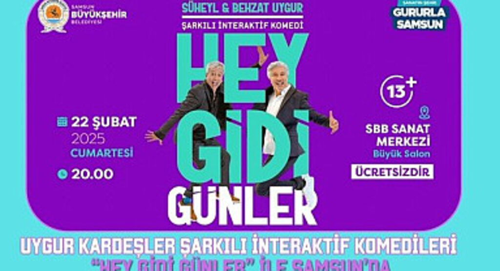 Uygur Kardeşler Samsun'da Sahne Alacak